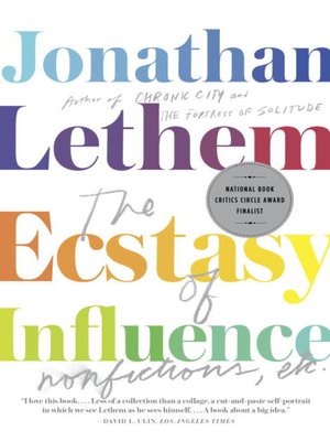 cover image of The Ecstasy of Influence